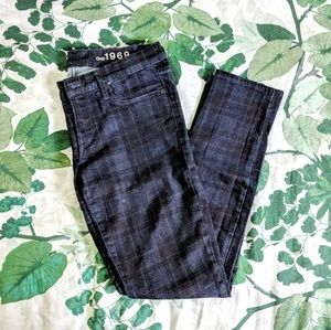 Gap 1969 Always Skinny Plaid Jeans